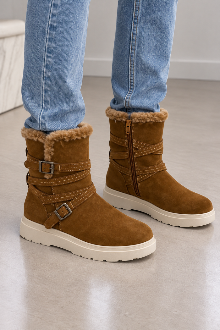 U.S. Polo Assn. Damen Winterstiefel Braun Gr. 39 Neu