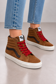 Vans Sk8-Hi Damen Wildleder High Top Sneaker Braun Gr. 39