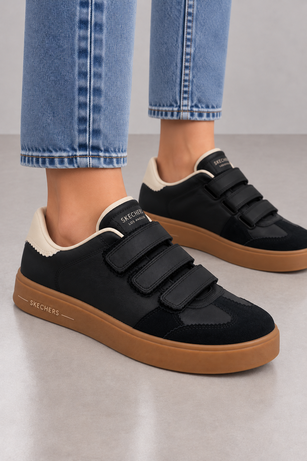 Skechers Court & Classics Damen Sneaker Schwarz Gr. 39