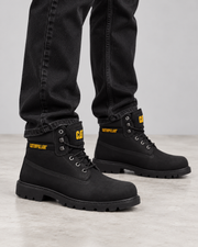 Caterpillar Colorado 2.0 Herren Leder Boots Schwarz Gr. 46