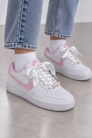 Nike Court Vision Low Damen Sneaker Weiß Rosa Gr. 36,5