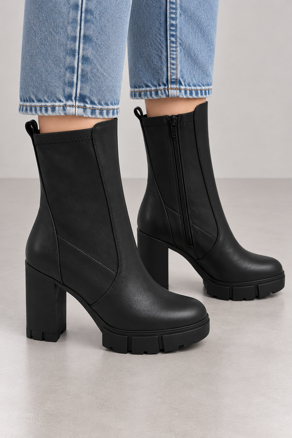 Aldo Ilanna Damen Stiefeletten Schwarz Gr. 37