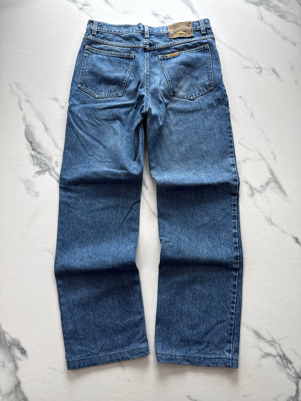 Pioneer Herren Jeans Blau W32 L32 Straight Leg 5-Pocket