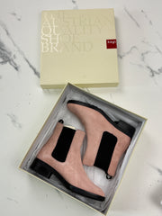 Högl Damen Chelsea Boots Veloursleder Rosa Gr. 37,5