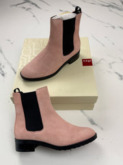 Högl Damen Chelsea Boots Veloursleder Rosa Gr. 37,5