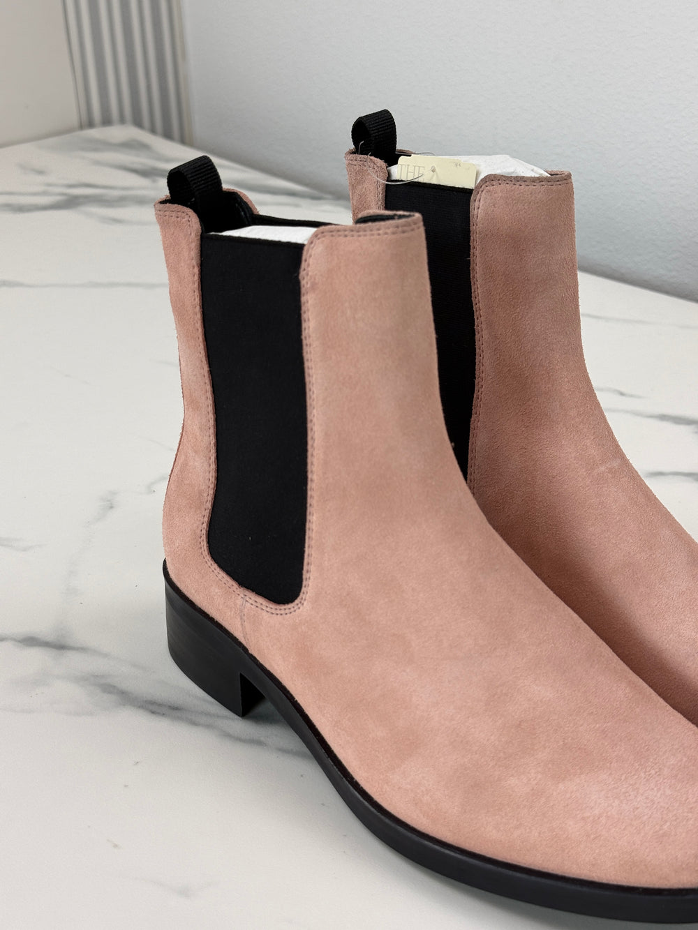 Högl Damen Chelsea Boots Veloursleder Rosa Gr. 37,5