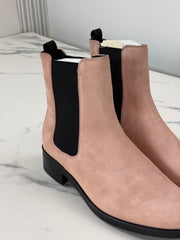 Högl Damen Chelsea Boots Veloursleder Rosa Gr. 37,5