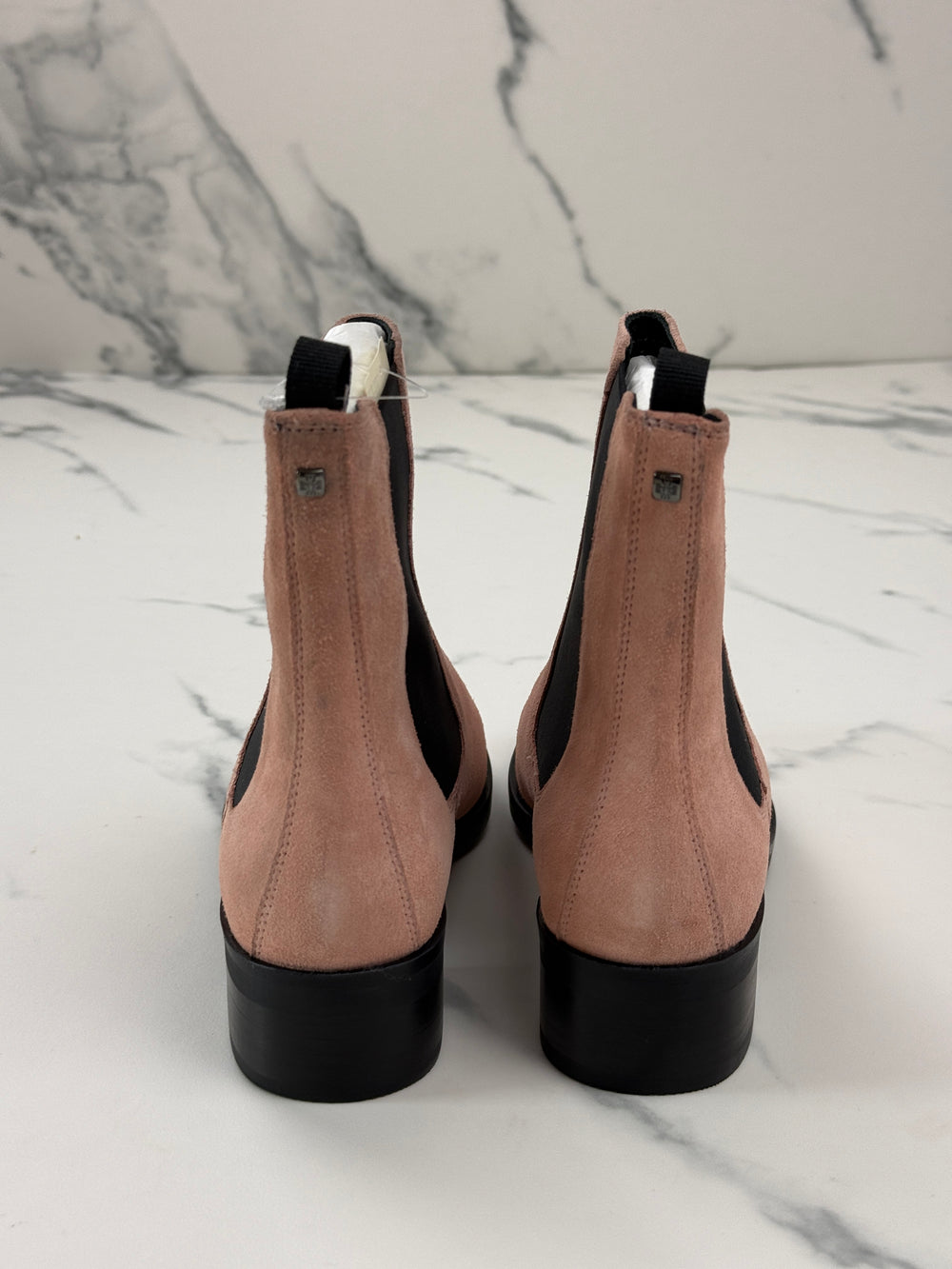 Högl Damen Chelsea Boots Veloursleder Rosa Gr. 37,5