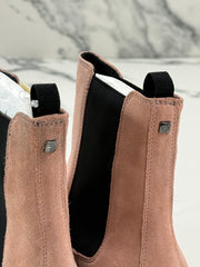 Högl Damen Chelsea Boots Veloursleder Rosa Gr. 37,5
