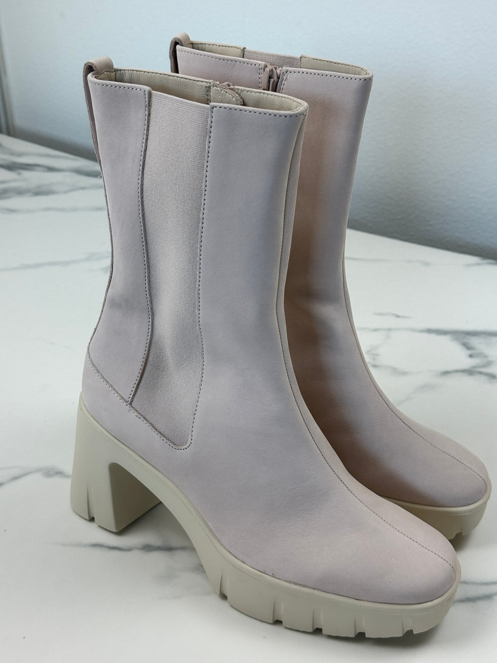 Högl Discovery Damen Nubukleder Stiefeletten Powder Rosa Gr. 37,5