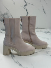 Högl Discovery Damen Nubukleder Stiefeletten Powder Rosa Gr. 37,5