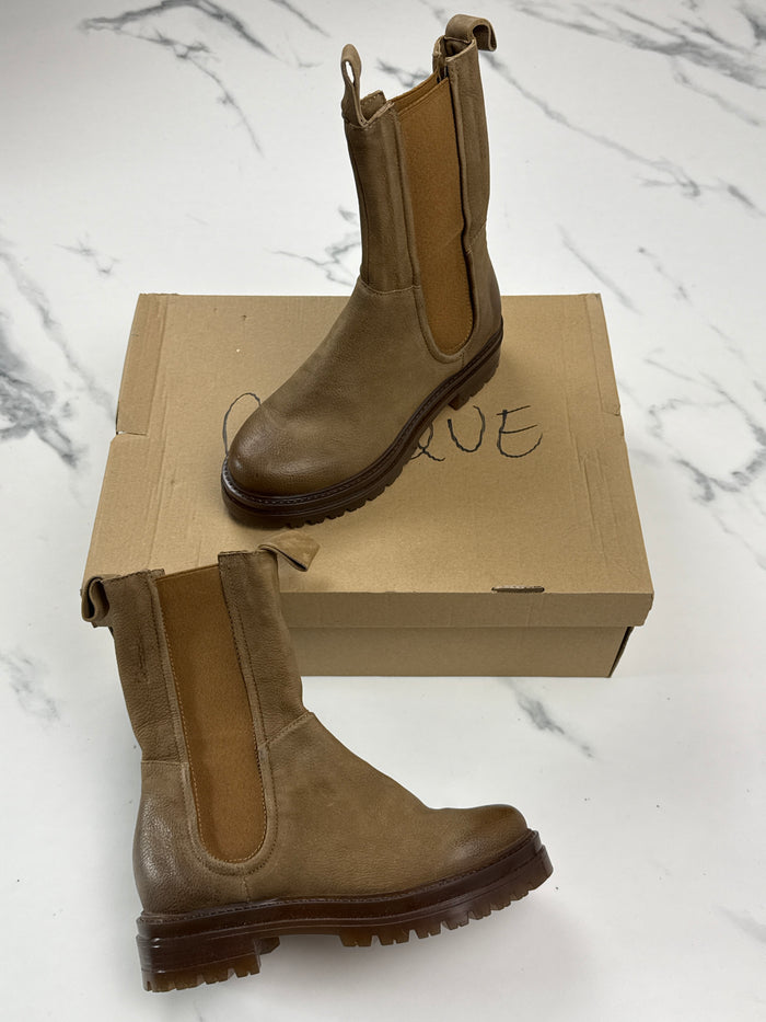CINQUE 2230-10 Damen Leder Chelsea Boots Braun Gr. 36