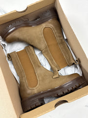 CINQUE 2230-10 Damen Leder Chelsea Boots Braun Gr. 36