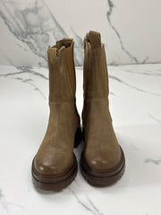 CINQUE 2230-10 Damen Leder Chelsea Boots Braun Gr. 36