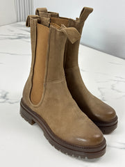CINQUE 2230-10 Damen Leder Chelsea Boots Braun Gr. 36