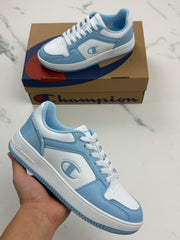Champion RD18 2.0 Low Damen Sneaker Hellblau Weiß Gr. 37,5 Neu