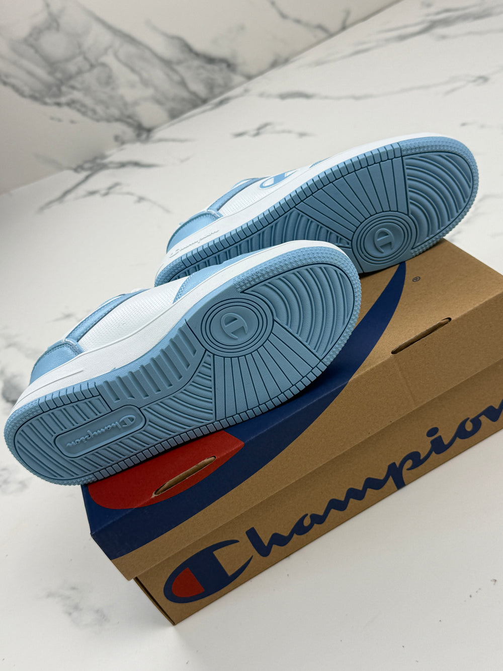 Champion RD18 2.0 Low Damen Sneaker Hellblau Weiß Gr. 37,5 Neu
