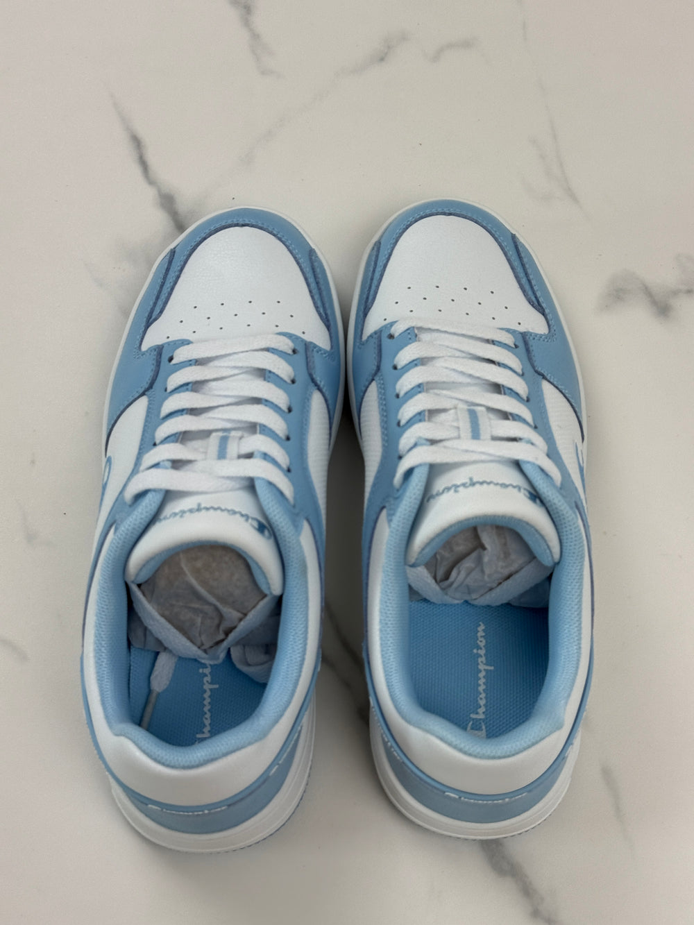 Champion RD18 2.0 Low Damen Sneaker Hellblau Weiß Gr. 37,5 Neu