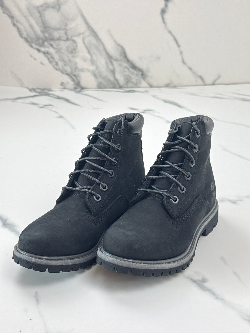 Timberland Waterville 6 Inch Waterproof Damen Nubuk Boots Schwarz Gr. 36