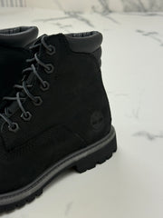 Timberland Waterville 6 Inch Waterproof Damen Nubuk Boots Schwarz Gr. 36