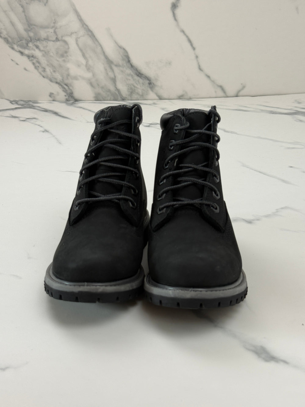 Timberland Waterville 6 Inch Waterproof Damen Nubuk Boots Schwarz Gr. 36