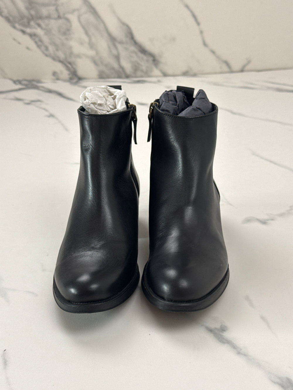 Helene Rouge Paris CA-1022 KRUST Damen Leder Stiefeletten Schwarz Gr. 37