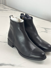 Helene Rouge Paris CA-1022 KRUST Damen Leder Stiefeletten Schwarz Gr. 37