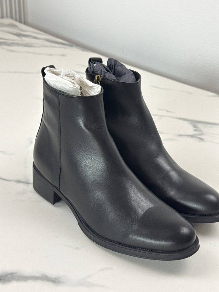 Helene Rouge Paris CA-1022 KRUST Damen Leder Stiefeletten Schwarz Gr. 37