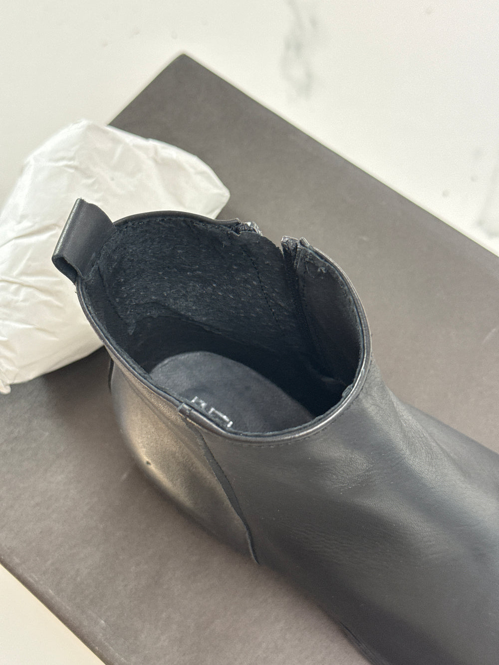 Helene Rouge Paris CA-1022 KRUST Damen Leder Stiefeletten Schwarz Gr. 37