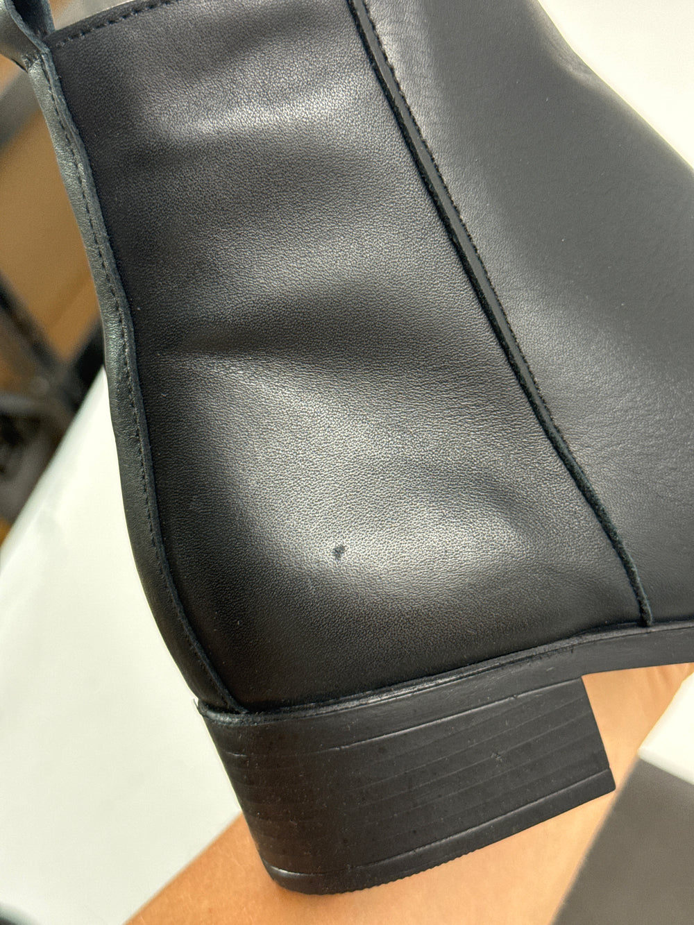 Helene Rouge Paris CA-1022 KRUST Damen Leder Stiefeletten Schwarz Gr. 37