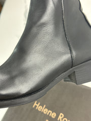 Helene Rouge Paris CA-1022 KRUST Damen Leder Stiefeletten Schwarz Gr. 37