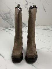 Lazamani 85.404 Damen Wildleder Stiefel Fango Gr. 37
