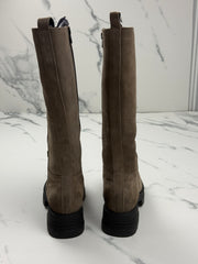 Lazamani 85.404 Damen Wildleder Stiefel Fango Gr. 37
