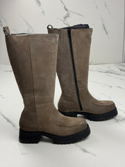 Lazamani 85.404 Damen Wildleder Stiefel Fango Gr. 37