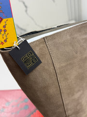 Lazamani 85.404 Damen Wildleder Stiefel Fango Gr. 37