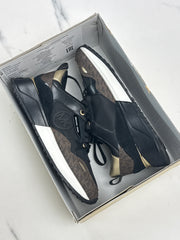 MICHAEL Michael Kors Theo Damen Sneaker Monogramm Schwarz Braun Gr. 37