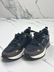 MICHAEL Michael Kors Theo Damen Sneaker Monogramm Schwarz Braun Gr. 37