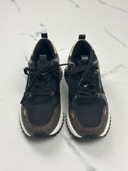 MICHAEL Michael Kors Theo Damen Sneaker Monogramm Schwarz Braun Gr. 37