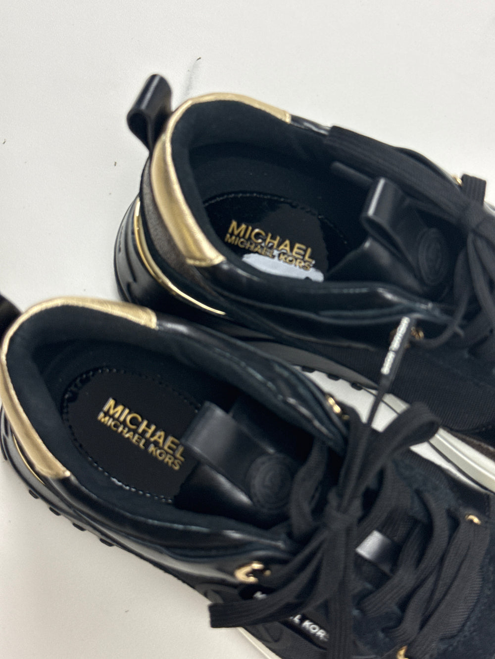 MICHAEL Michael Kors Theo Damen Sneaker Monogramm Schwarz Braun Gr. 37