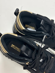 MICHAEL Michael Kors Theo Damen Sneaker Monogramm Schwarz Braun Gr. 37
