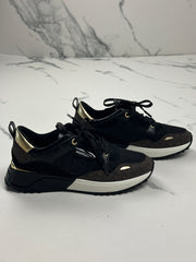 MICHAEL Michael Kors Theo Damen Sneaker Monogramm Schwarz Braun Gr. 37