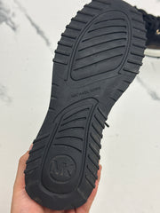 MICHAEL Michael Kors Theo Damen Sneaker Monogramm Schwarz Braun Gr. 37