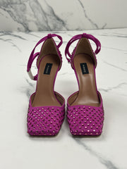 PINKO Fieno Decollete Damen Pumps Fuchsia Strass Gr. 36 Neu