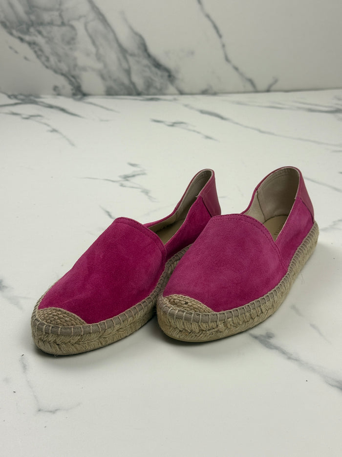 Geox D Lampedusa Damen Espadrilles Cyclamen Leder Gr. 39 Neu