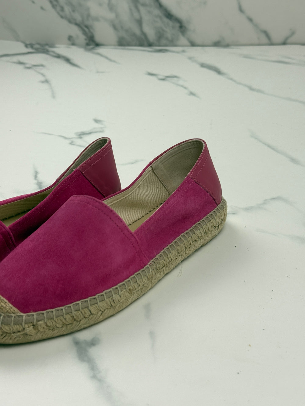 Geox D Lampedusa Damen Espadrilles Cyclamen Leder Gr. 39 Neu