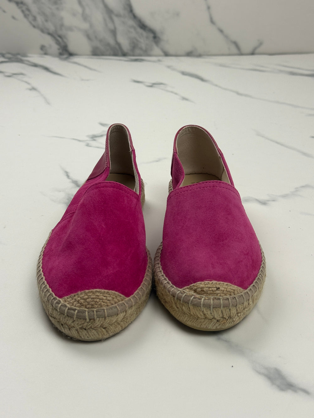 Geox D Lampedusa Damen Espadrilles Cyclamen Leder Gr. 39 Neu