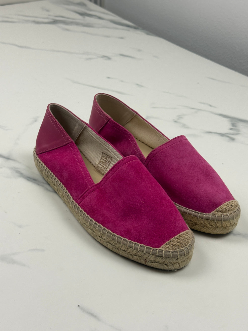 Geox D Lampedusa Damen Espadrilles Cyclamen Leder Gr. 39 Neu