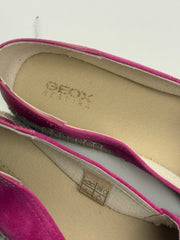 Geox D Lampedusa Damen Espadrilles Cyclamen Leder Gr. 39 Neu