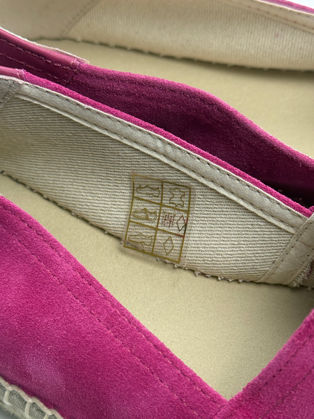 Geox D Lampedusa Damen Espadrilles Cyclamen Leder Gr. 39 Neu