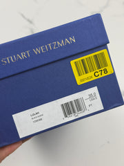 Stuart Weitzman Lulah Damen Mules Schwarz Wildleder Gr. 35